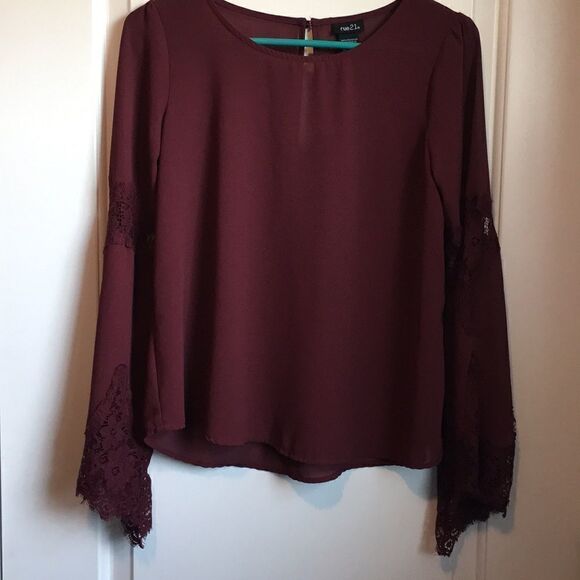 Maroon rue 21 top - Picture 1 of 5